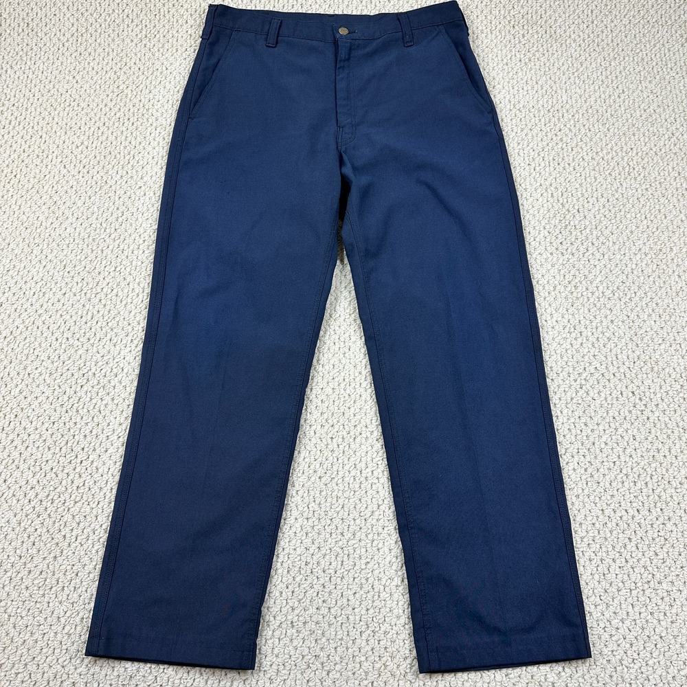 Workrite FR Flame Resistant Cargo Pants Mens 35x30 Navy NOMEX Aramid 402NX75MN